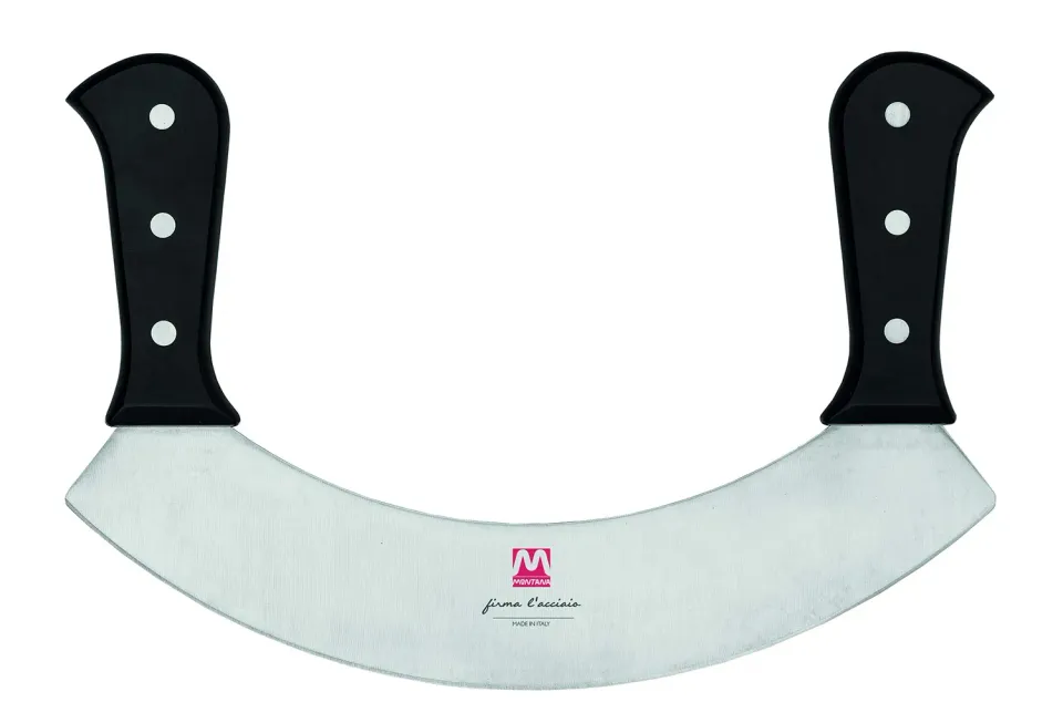 Montana Maitre mezzaluna cucina 25 cm acciaio azoto