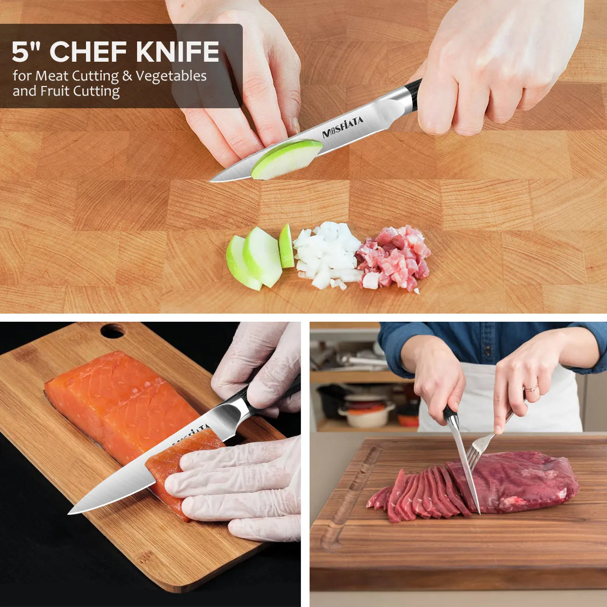 MOSFiATA Set Chef 5" e Spelucchino 3,5" con Fodero