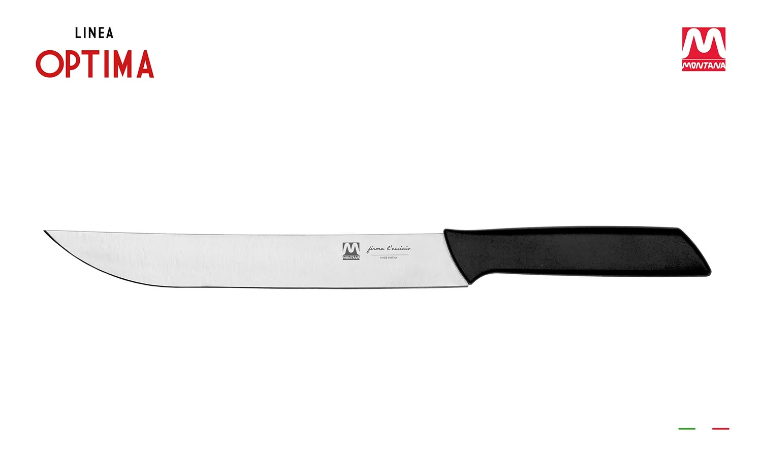 Montana Blu Optima coltello arrosto 23 cm acciaio azoto