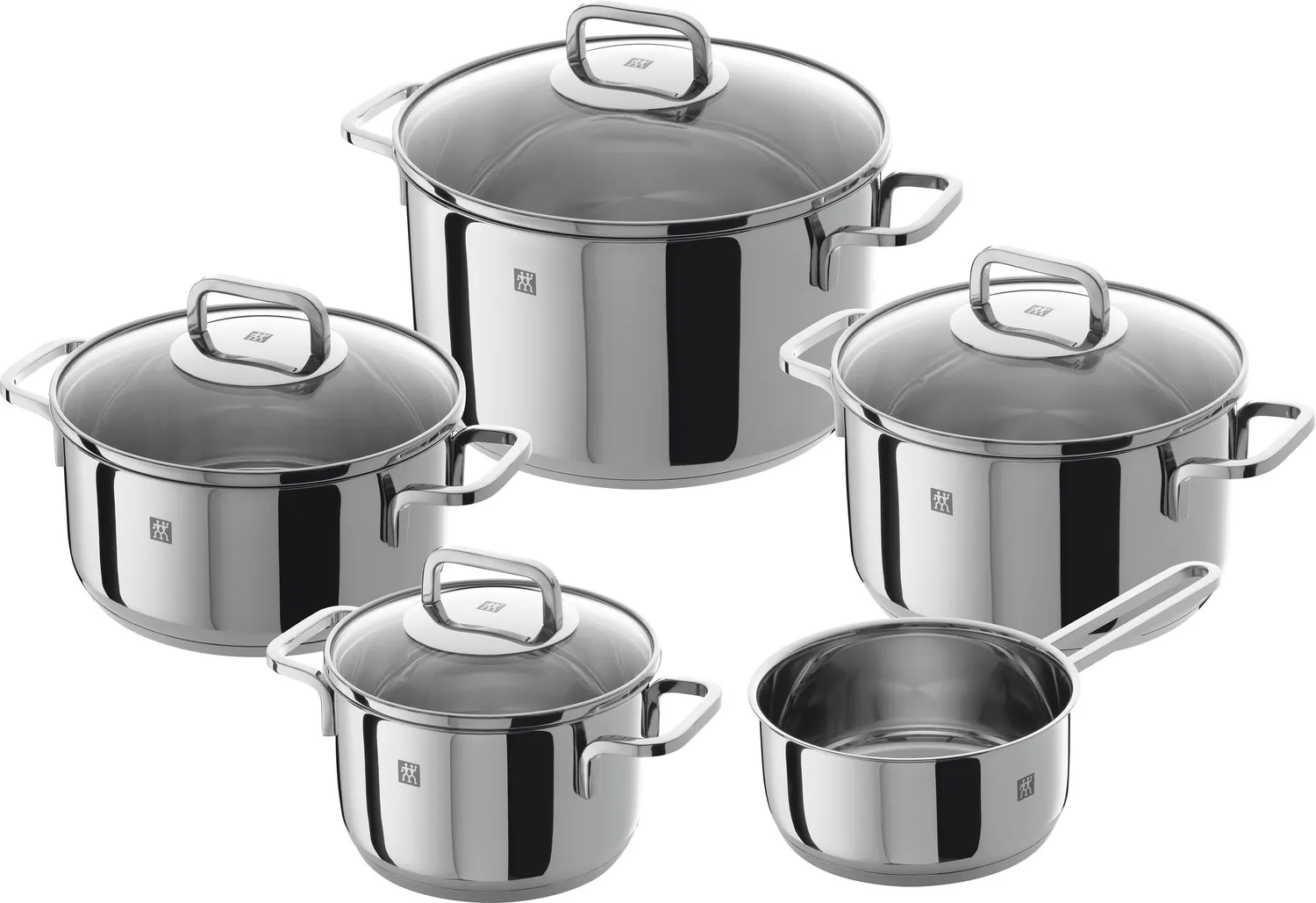 Zwilling Passion Batteria Pentole 5 pz Acciaio Induzione 18/10