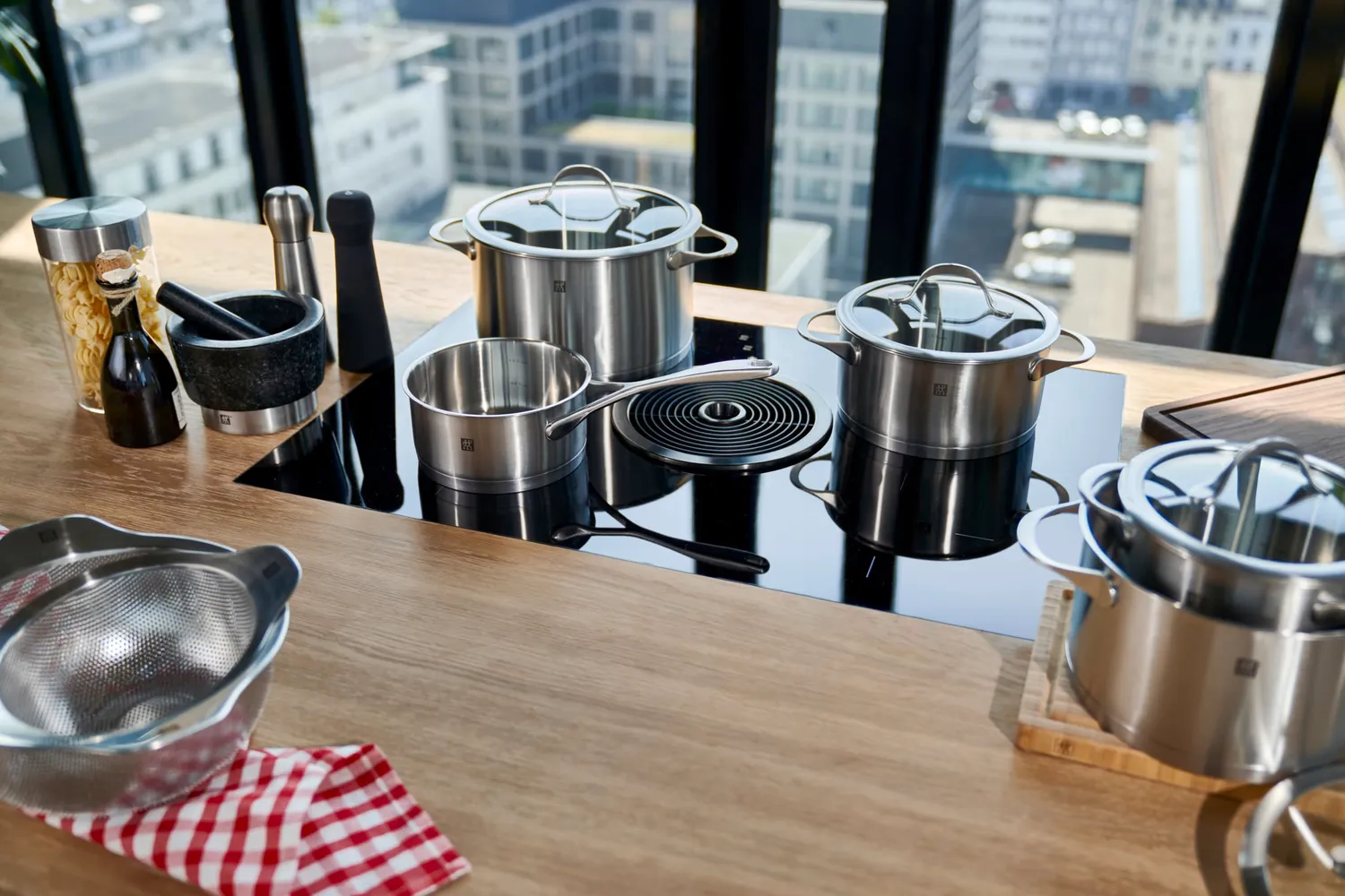 Zwilling Essence batteria pentole 5 pezzi induzione acciaio
