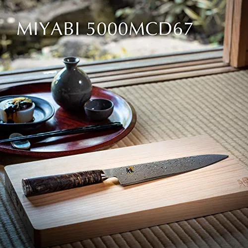 Miyabi 5000MCD67 Sujihiki 24 cm coltello damasco 66 HRC