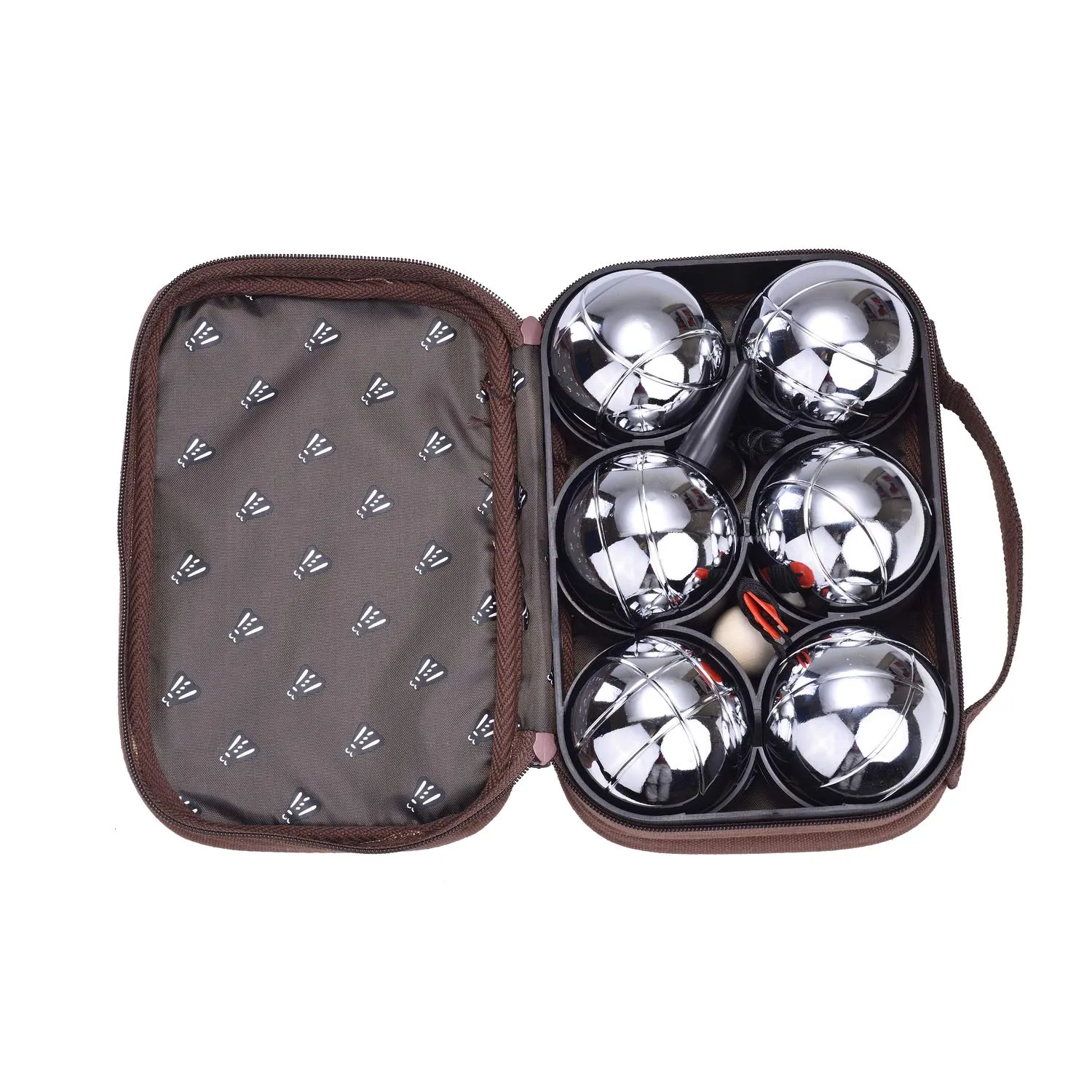 Laguiole en Aubrac set bocce 6 palline metallo con borsa