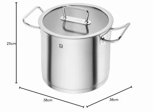 Zwilling Pro pentola alta 28 cm acciaio inox 18/10