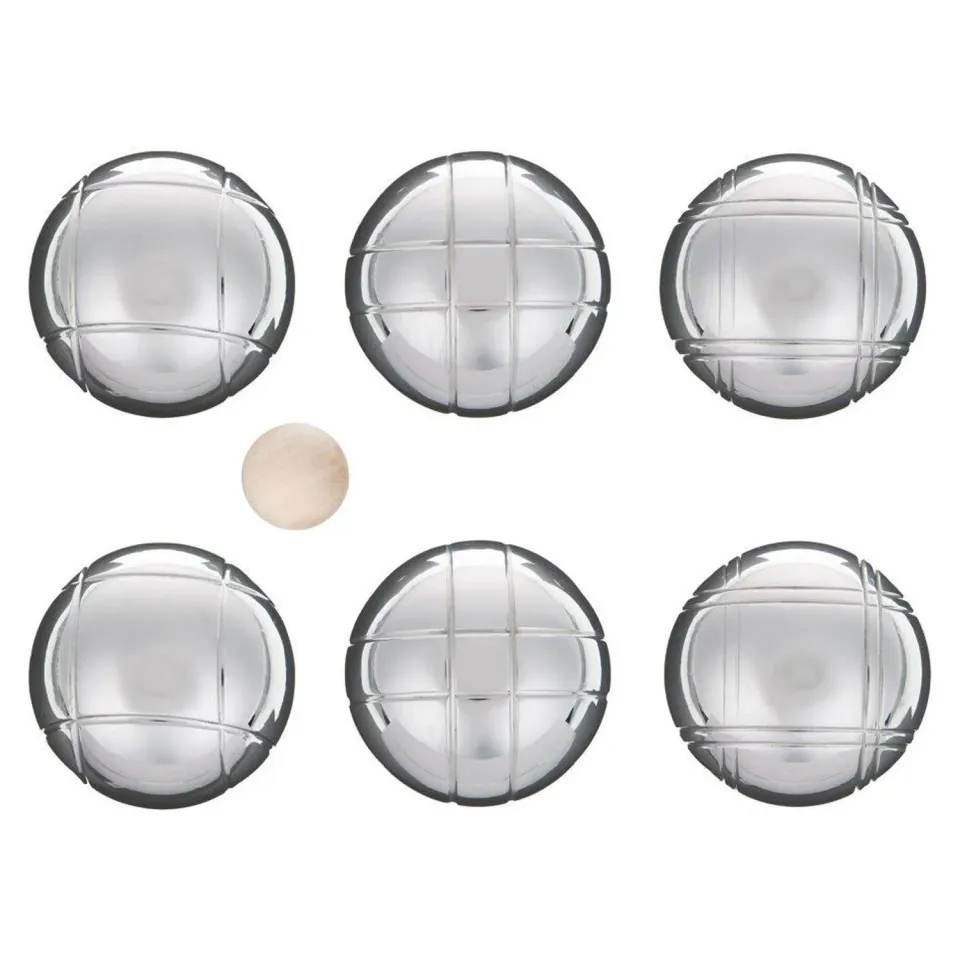 Laguiole en Aubrac set bocce 6 palline metallo con borsa