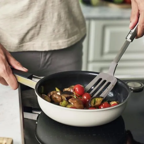 Zwilling Pure padella ceramica avorio bianco acciaio