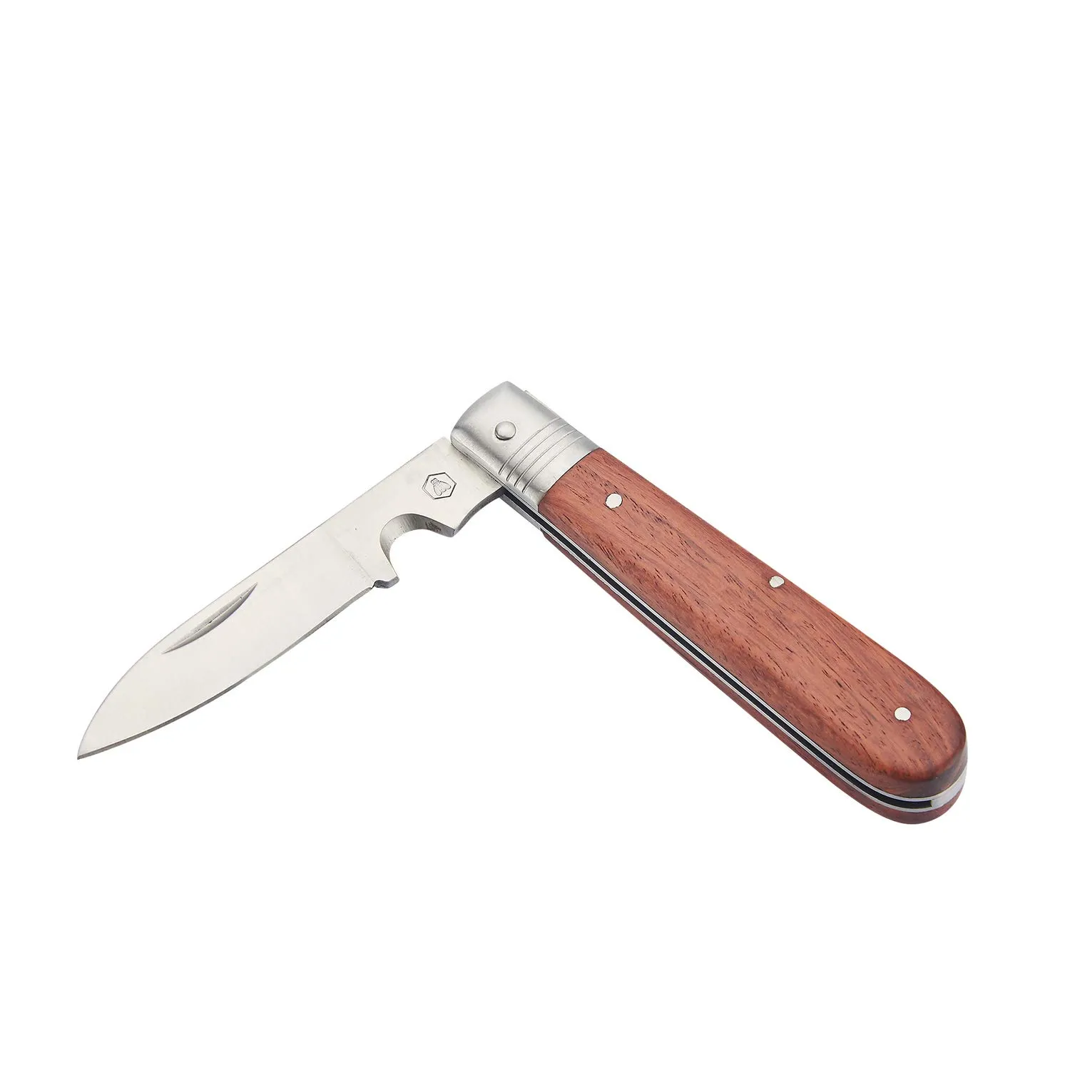 Laguiole coltello elettricista palissandro 19,5 cm custodia pelle