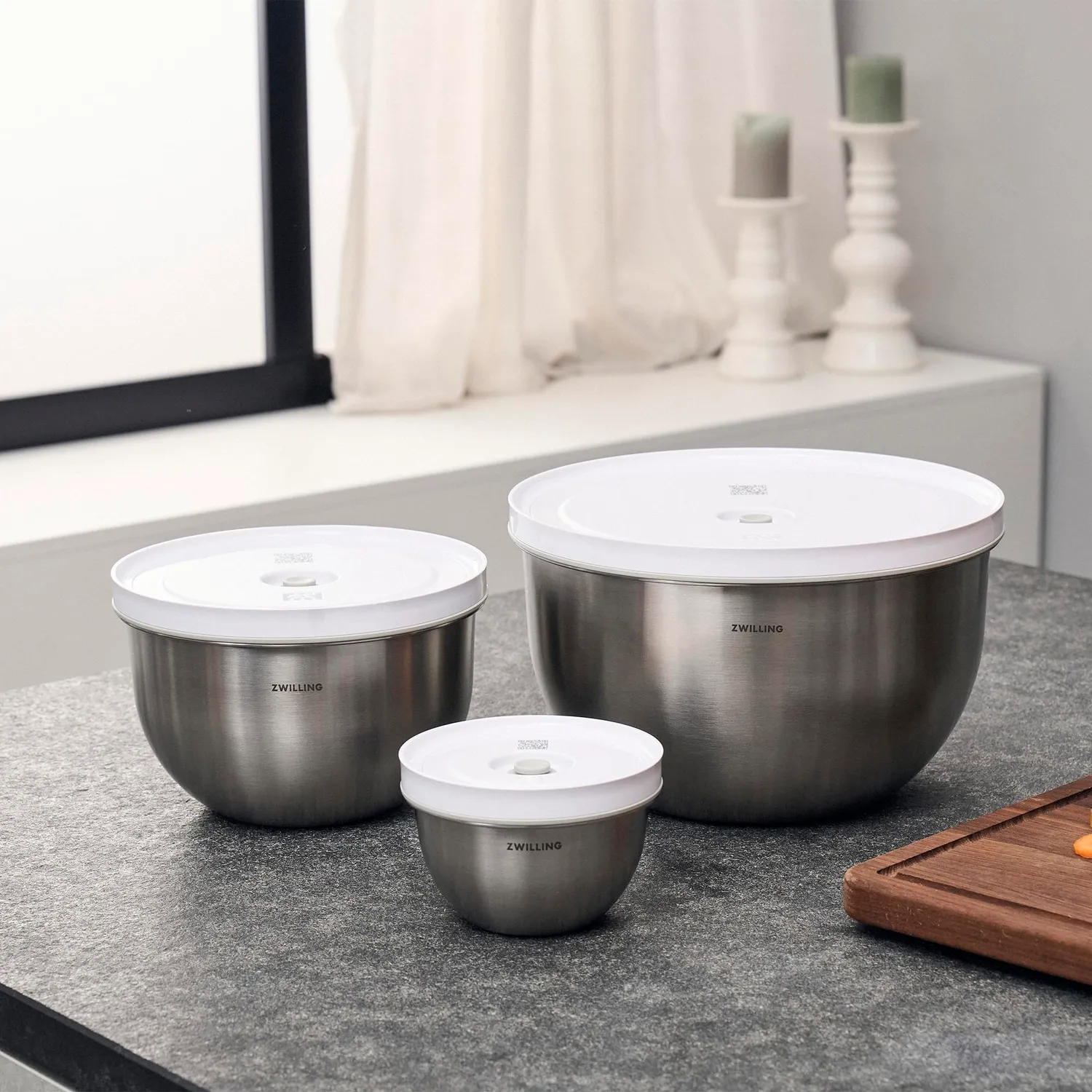 Zwilling Fresh & Save bowls ciotole acciaio set 3 pezzi