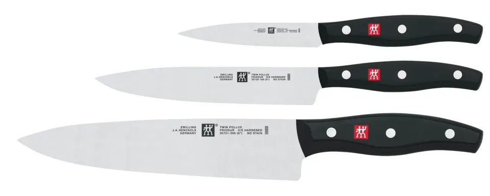 Zwilling Twin Pollux set coltelli 3 pezzi 10-16-20 cm