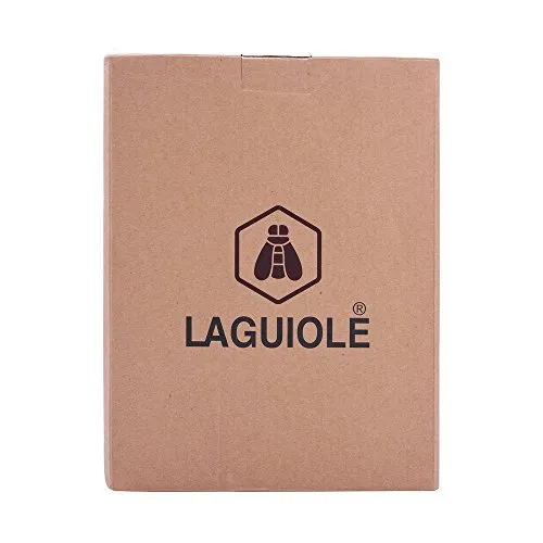Laguiole en Aubrac coltelli tavola blu 6 pezzi con supporto