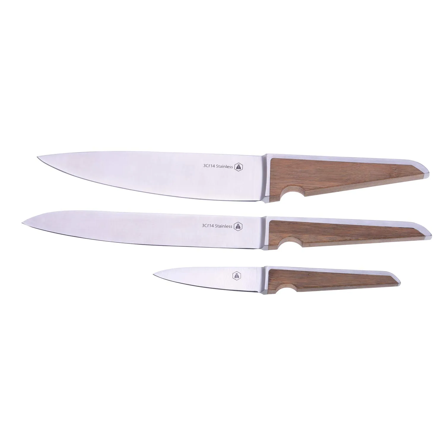 Laguiole Set 6 Coltelli Pieghevoli Legno 29 cm Assortiti