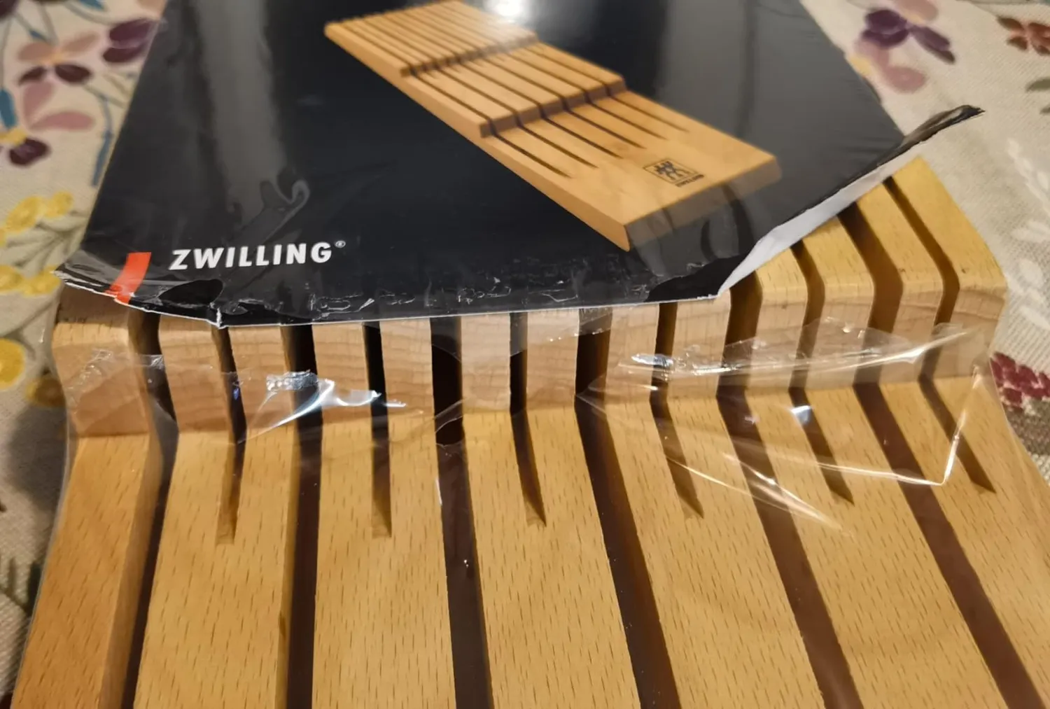 Zwilling inserto cassetto portacoltelli legno 12 posti faggio