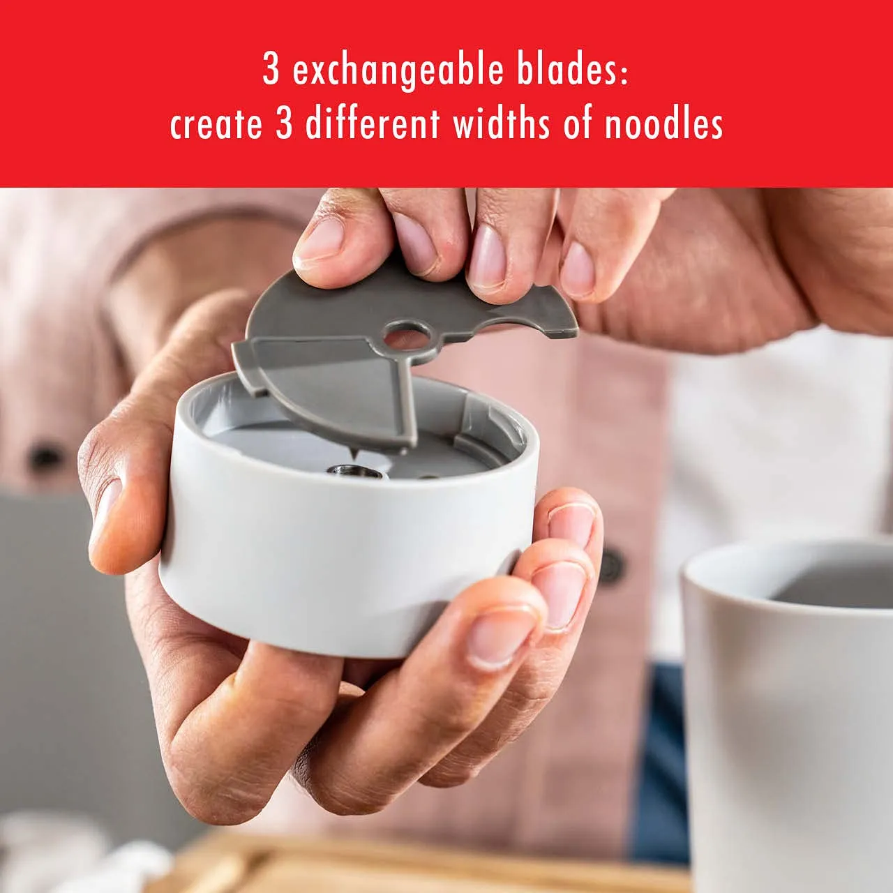 Zwilling Z-Cut spiralizzatore verdure acciaio grigio