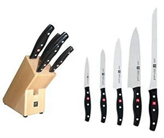 Zwilling Twin Pollux ceppo coltelli 5 pezzi acciaio Friodur