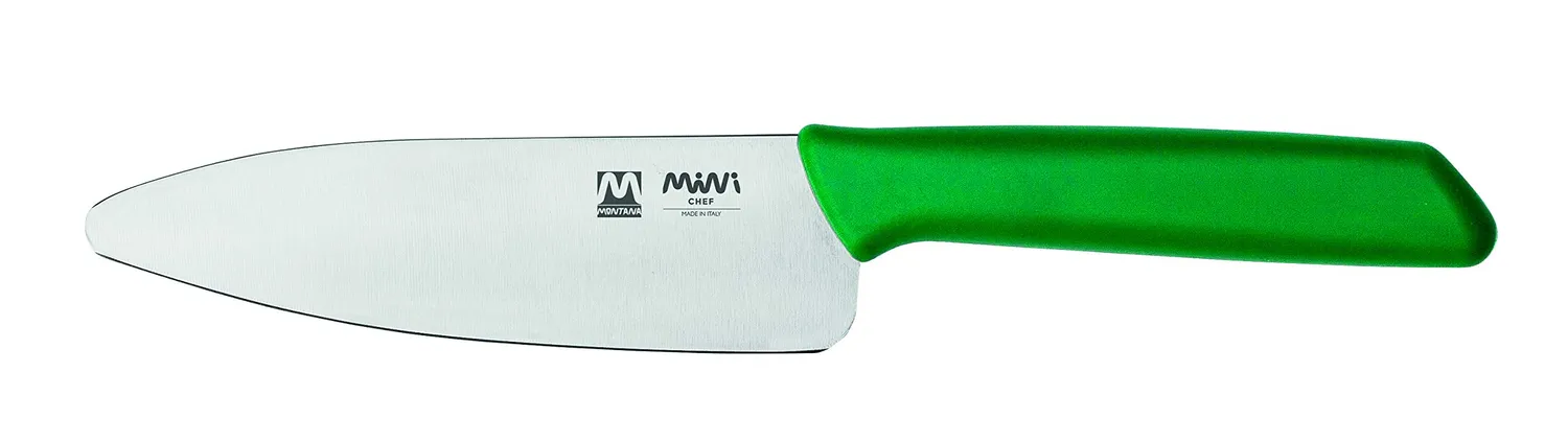 Montana Mini Chef coltello bambini rosso 13 cm punta tonda