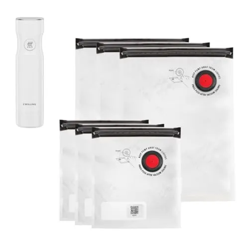 Zwilling Fresh & Save pompa sottovuoto bianco 7 pezzi S/M
