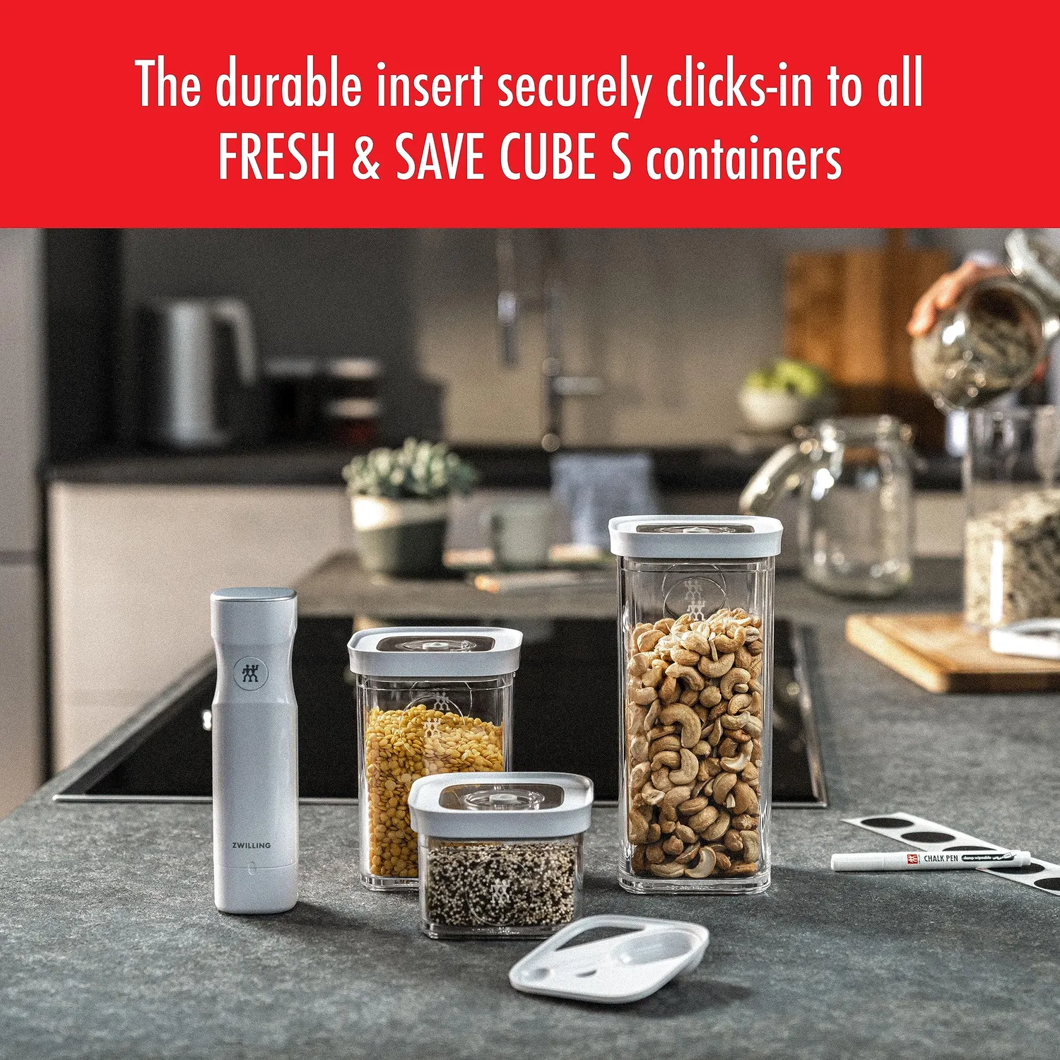 Zwilling Fresh & Save Cube contenitore alimenti piccolo bianco