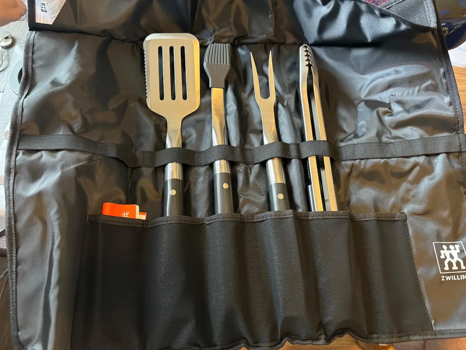 Zwilling BBQ+ set utensili griglia 5 pezzi nero