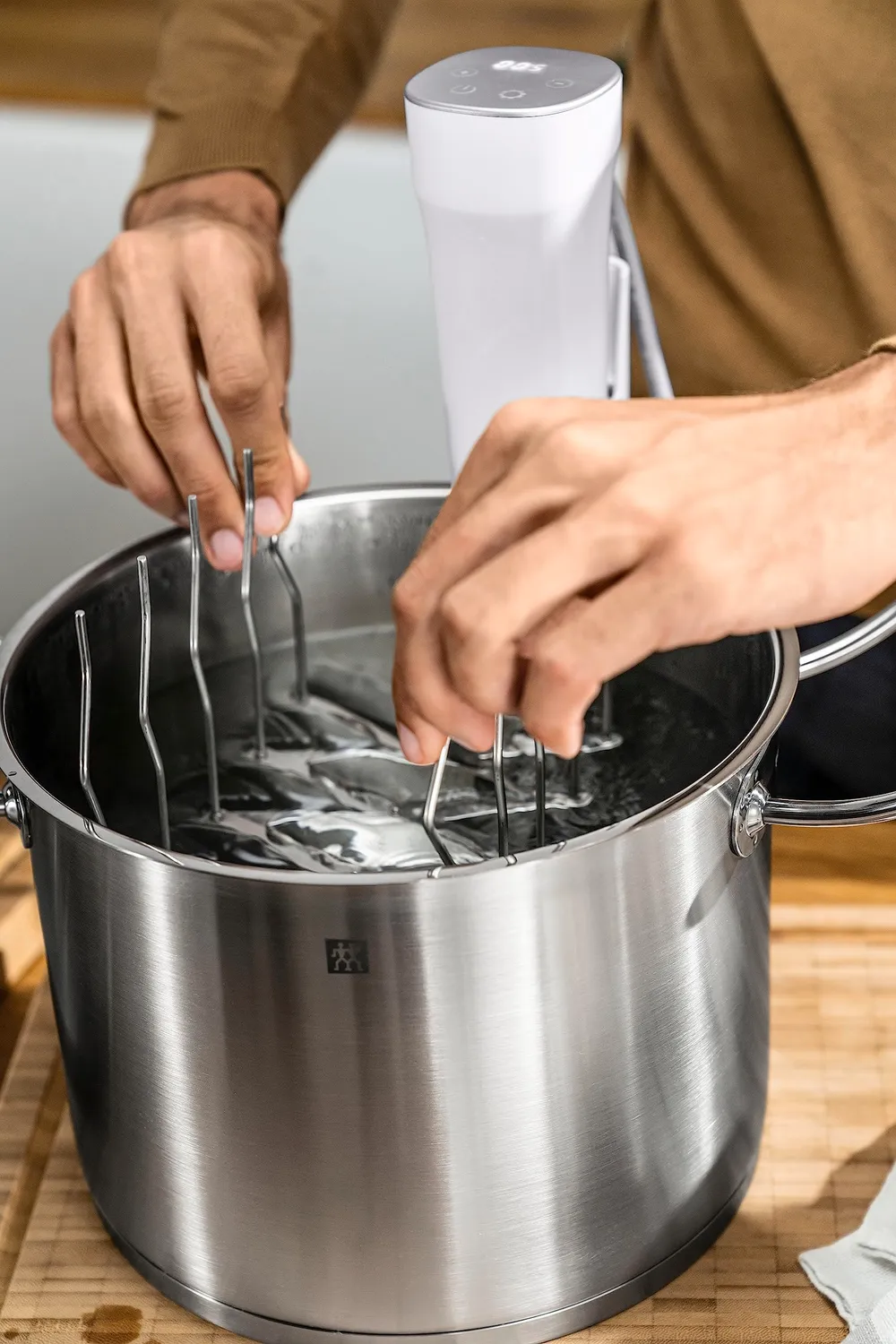 Zwilling Enfinigy rack sottovuoto acciaio regolabile