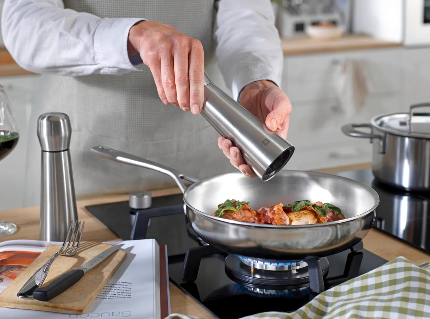 Zwilling Spices macinasale inox 20 cm ceramica