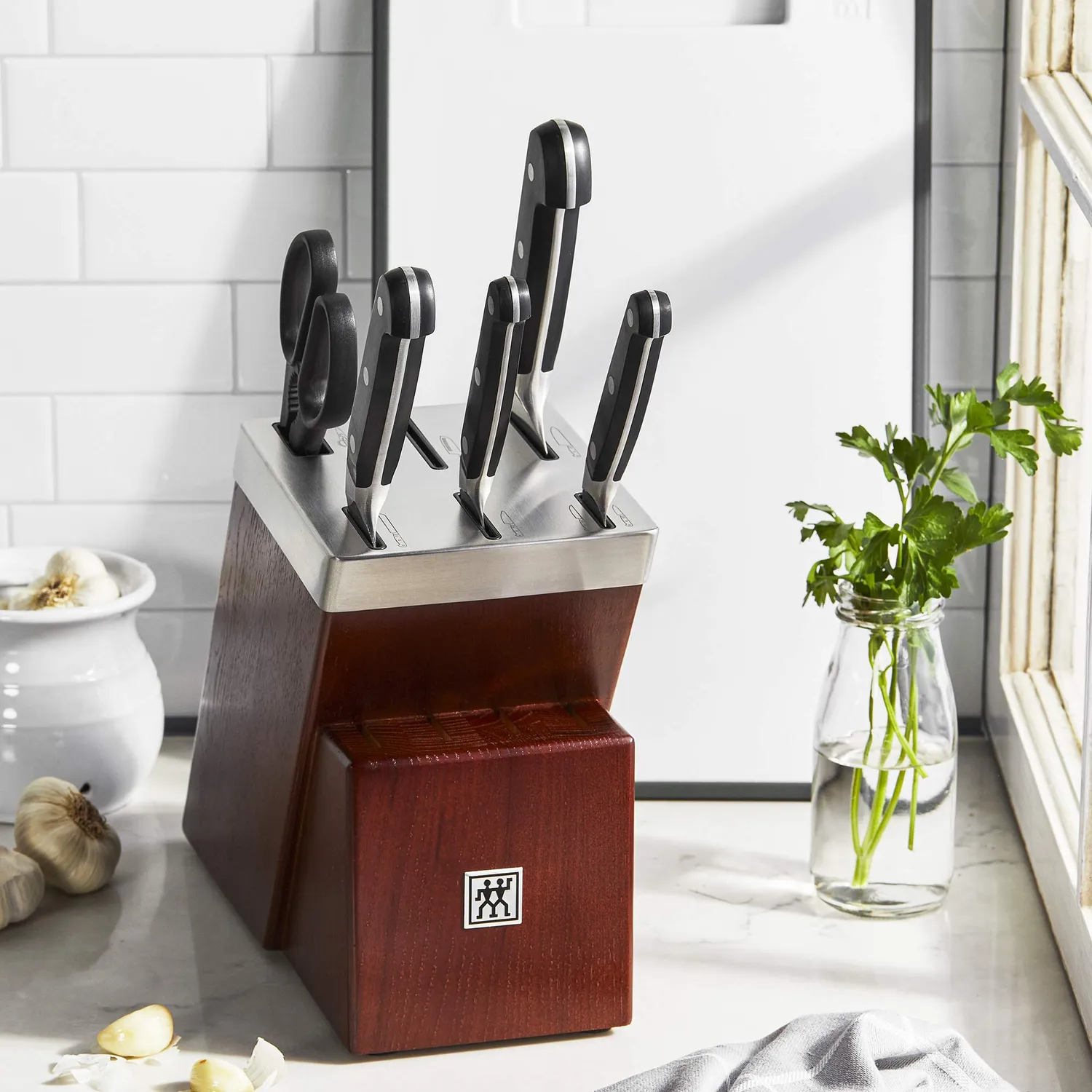 Zwilling Pro Set 7 Coltelli Autoaffilanti Inox