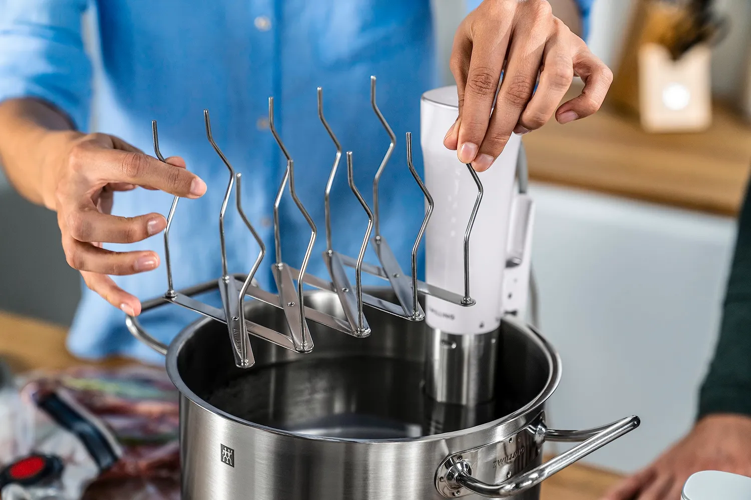 Zwilling Enfinigy rack sottovuoto acciaio regolabile