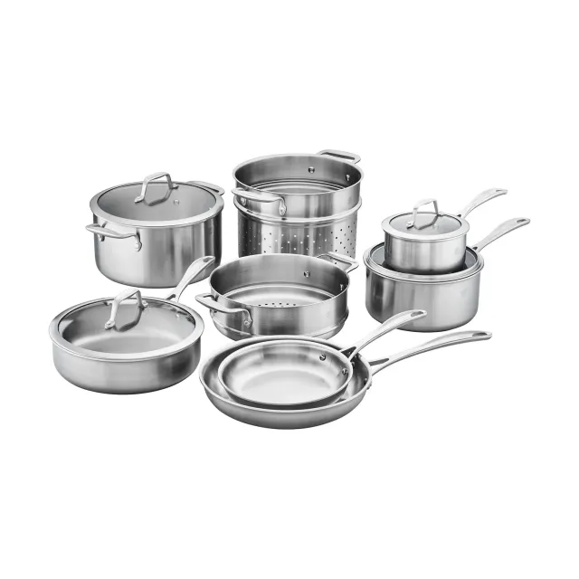 Zwilling Spirit set pentole acciaio inox 12 pezzi induzione