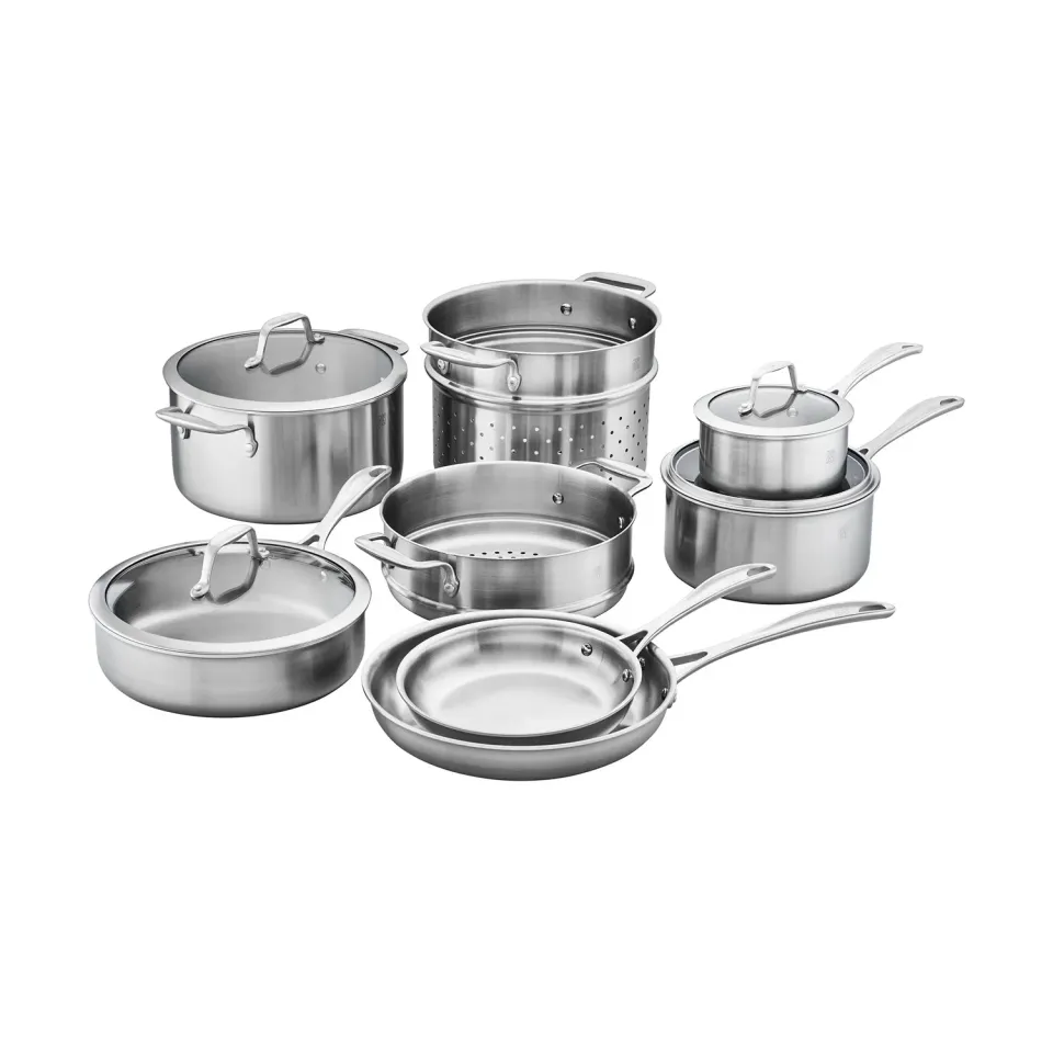 Zwilling Spirit set pentole acciaio inox 12 pezzi induzione