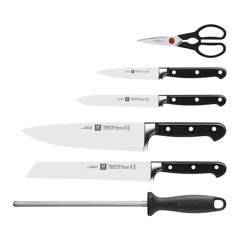 Zwilling Professional S Ceppo Coltelli 7 Pezzi Bambu