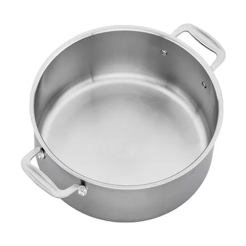 Zwilling Spirit pentola inox 3 strati 8 qt con coperchio