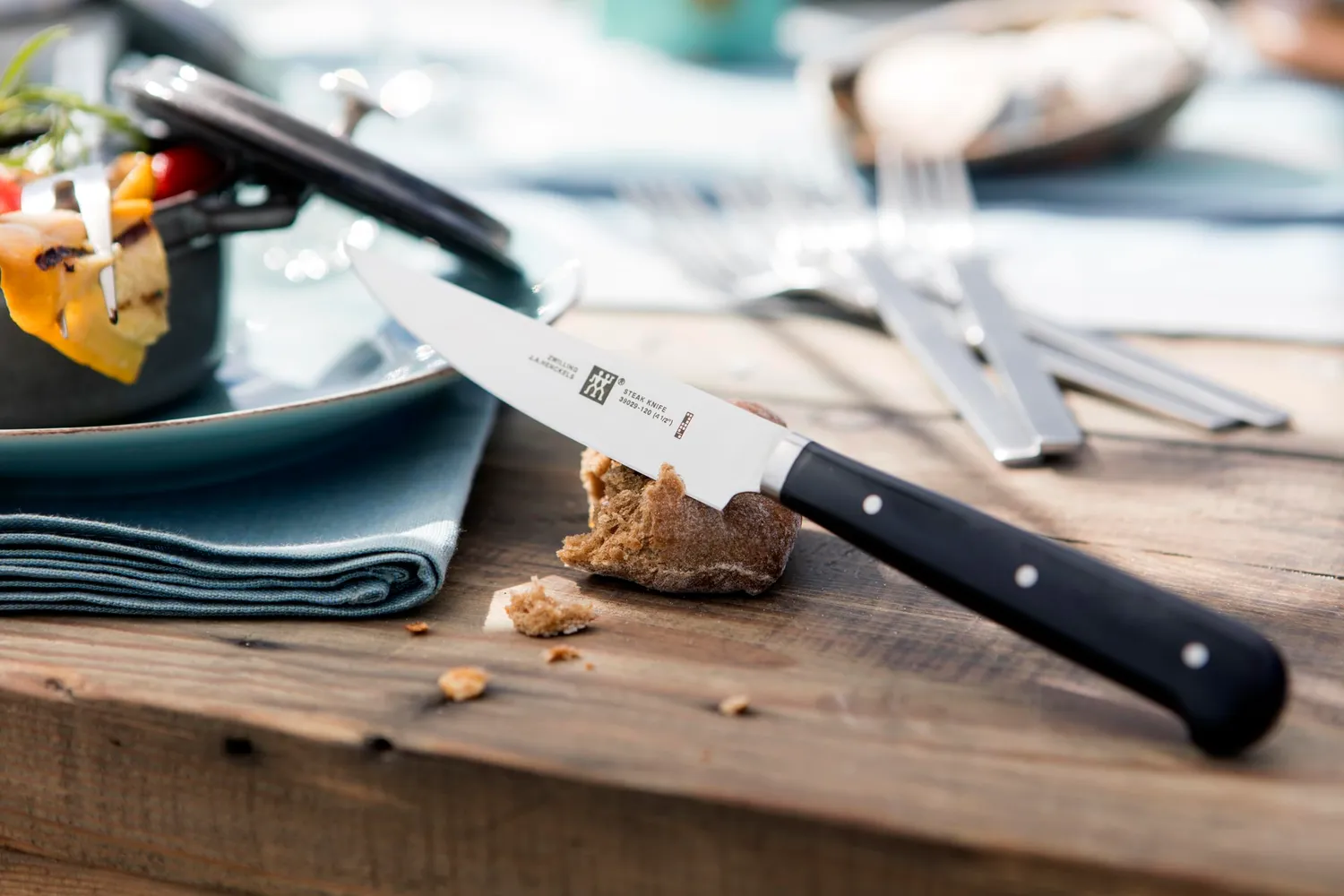 Zwilling 39029-002-0 Set Coltelli Bistecca 4 Pezzi lama seghettata