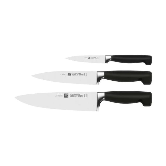 Zwilling Four Star Set Coltelli Cucina 3 Pezzi Forgiato