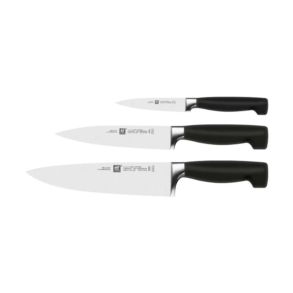Zwilling Four Star Set Coltelli Cucina 3 Pezzi Forgiato