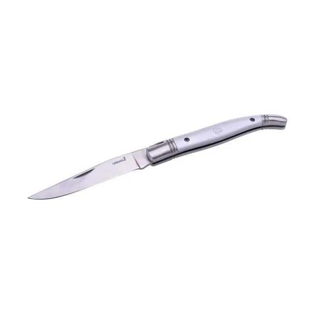 Laguiole en Aubrac coltello pieghevole acciaio 12 cm grigio