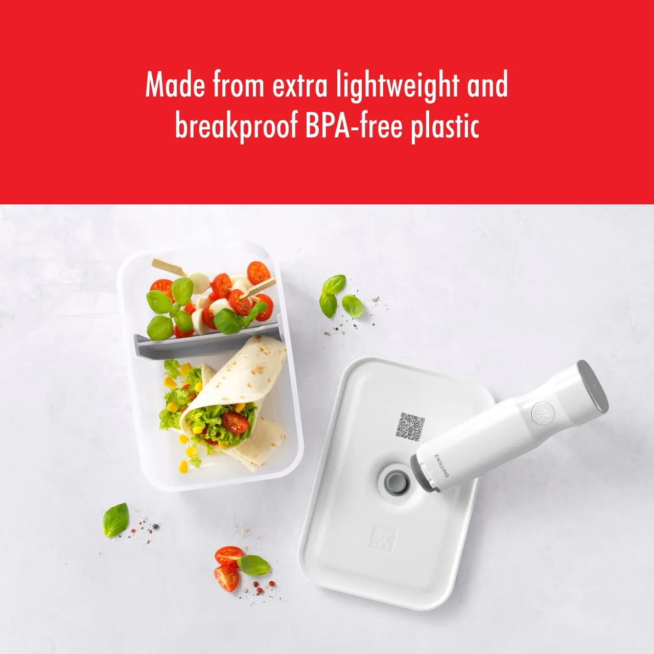 Zwilling Fresh & Save Contenitore Pranzo Grande Grigio