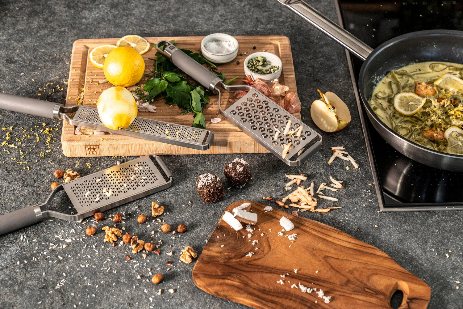 Zwilling Pro 1028018 grattugia fine 38 cm acciaio
