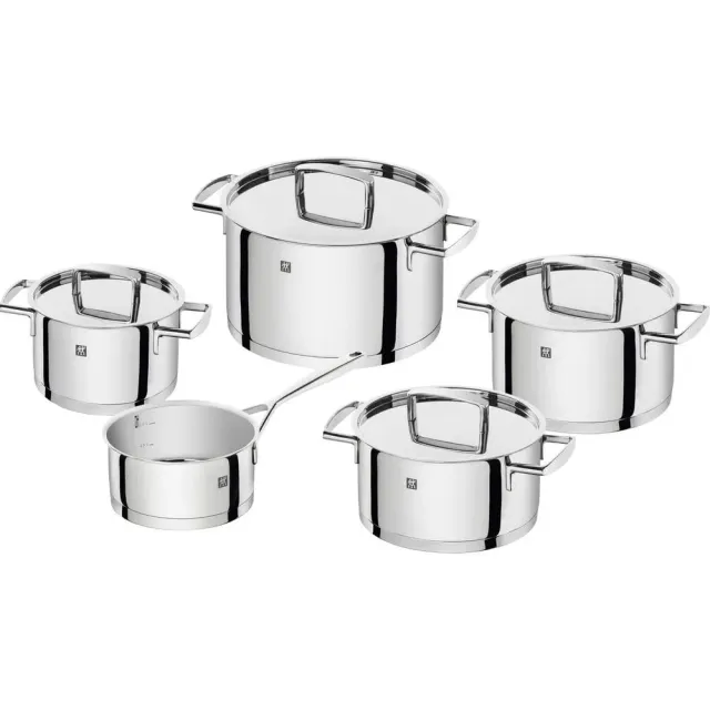 Zwilling Passion Batteria Pentole 5 pz Acciaio Induzione 18/10