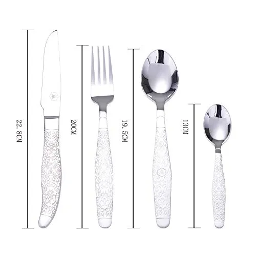 Laguiole en Aubrac set posate 24 pezzi veneziano acciaio