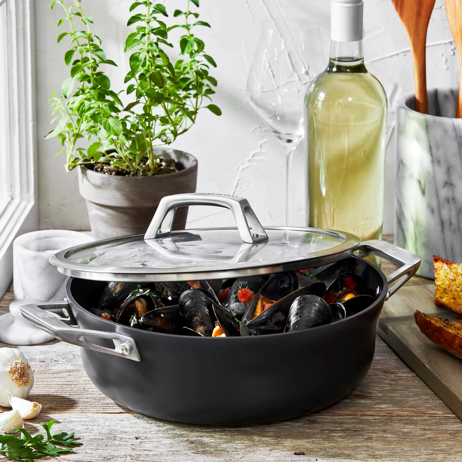 Zwilling padella chef antiaderente 4 l alluminio