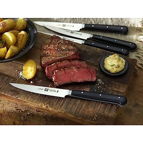 Zwilling 39029-000 set 4 coltelli da bistecca 12 cm inox
