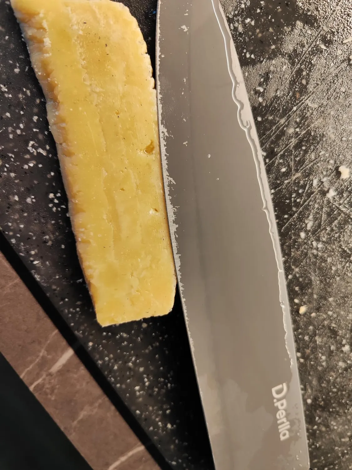 D.Perlla set coltelli 15 pezzi ceppo legno antiaderenti