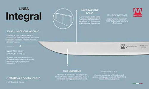 Montana Blu Integral coltello arrosto 23 cm inox
