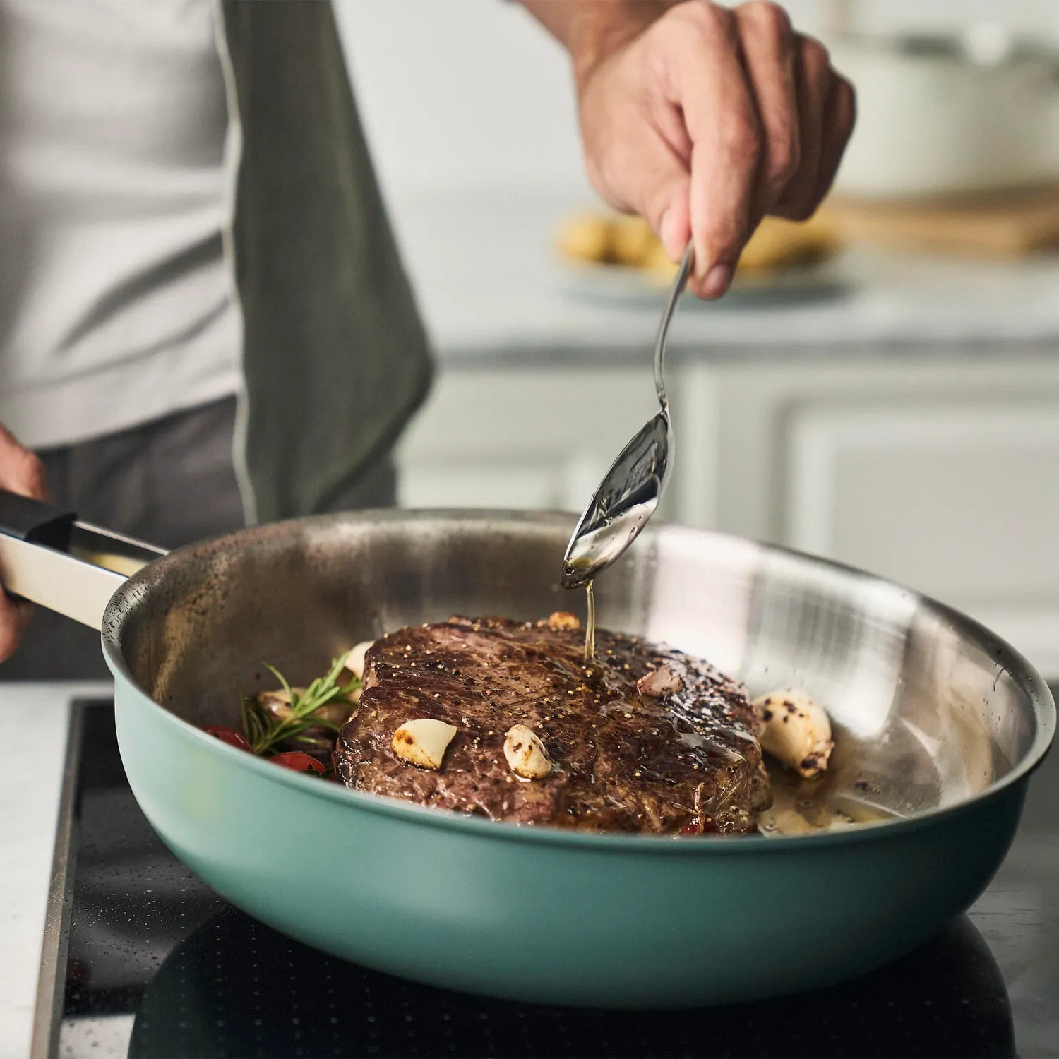 Zwilling Pure padella acciaio inox 28 cm verde
