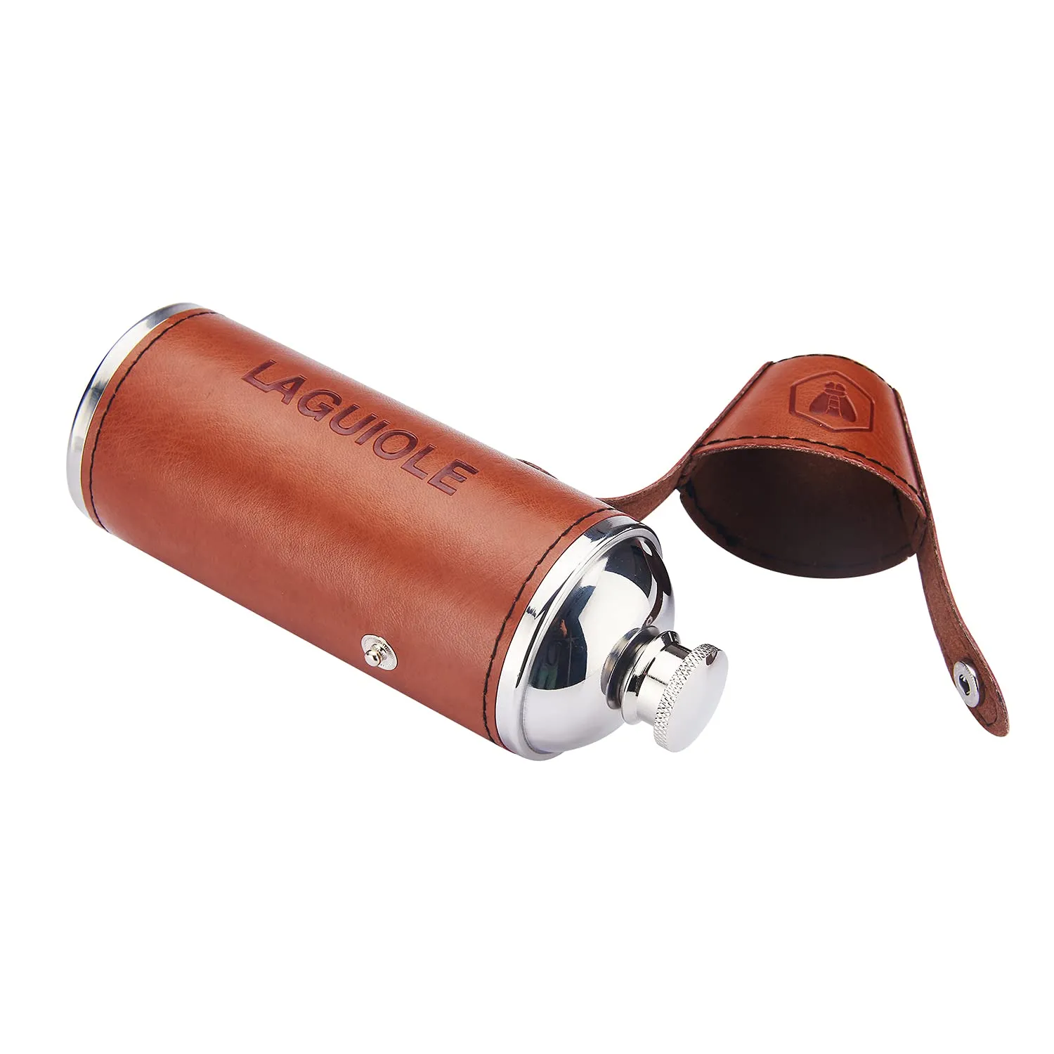 Laguiole en Aubrac fiaschetta 235 ml marrone 2 bicchieri