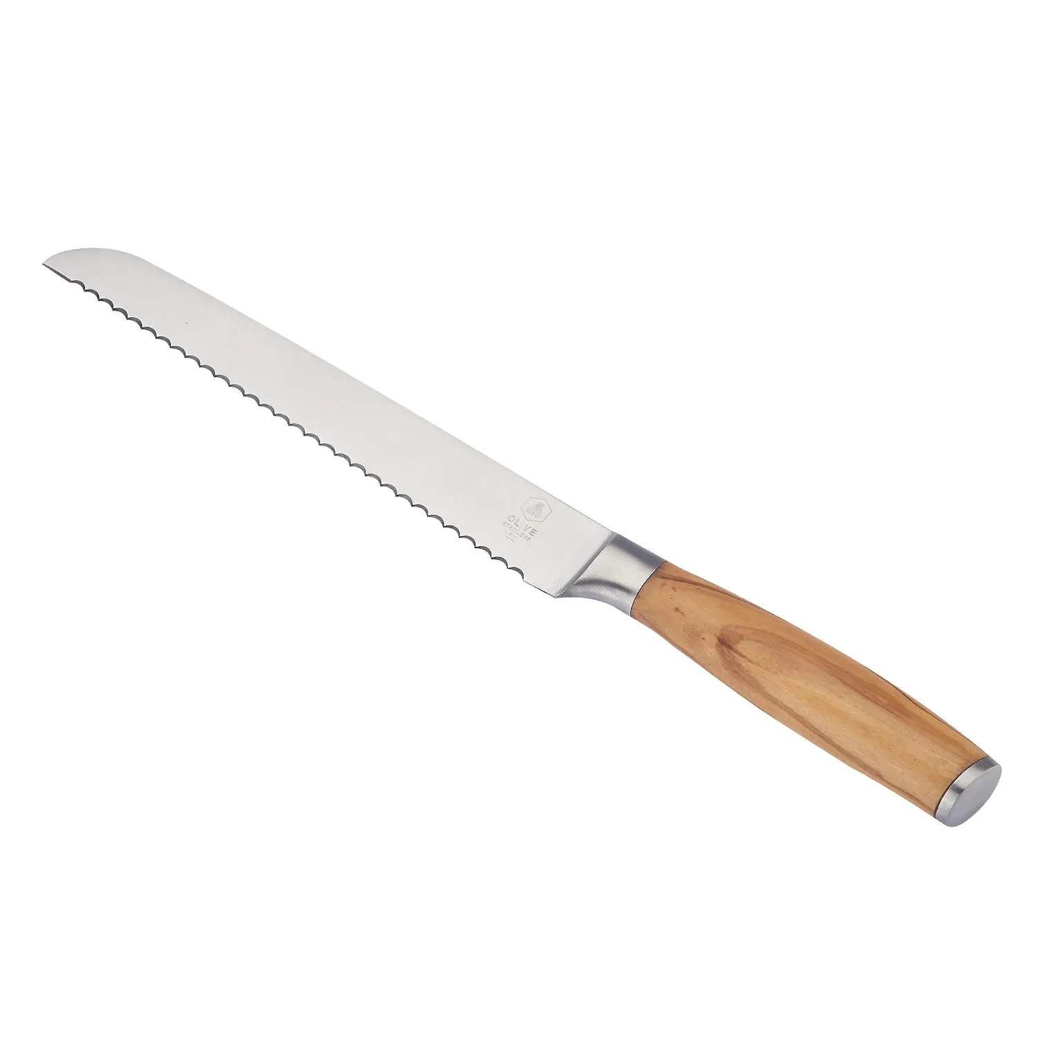 Laguiole en Aubrac Coltello Pane Ulivo 21 cm