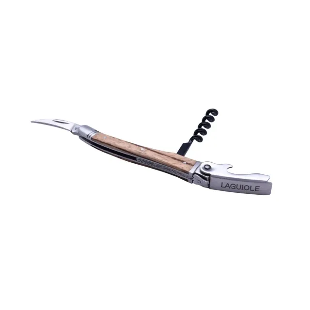 Laguiole en Aubrac cavatappi sommelier leva legno pakka