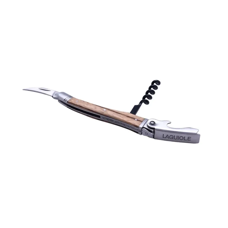 Laguiole en Aubrac cavatappi sommelier leva legno pakka