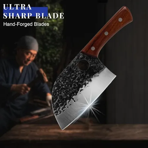 MOSFiATA set mannaie chef serbe 3 pezzi forgiate