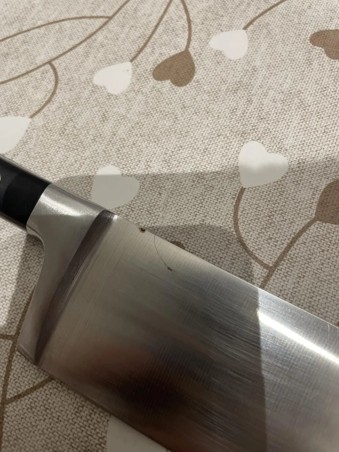 D.Perlla set coltelli cucina 6 pezzi acciaio ceppo legno