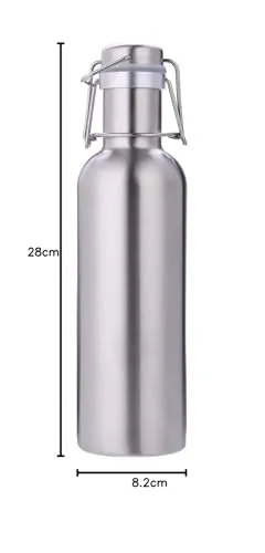 Laguiole 40268890 borraccia 800 ml acciaio argento